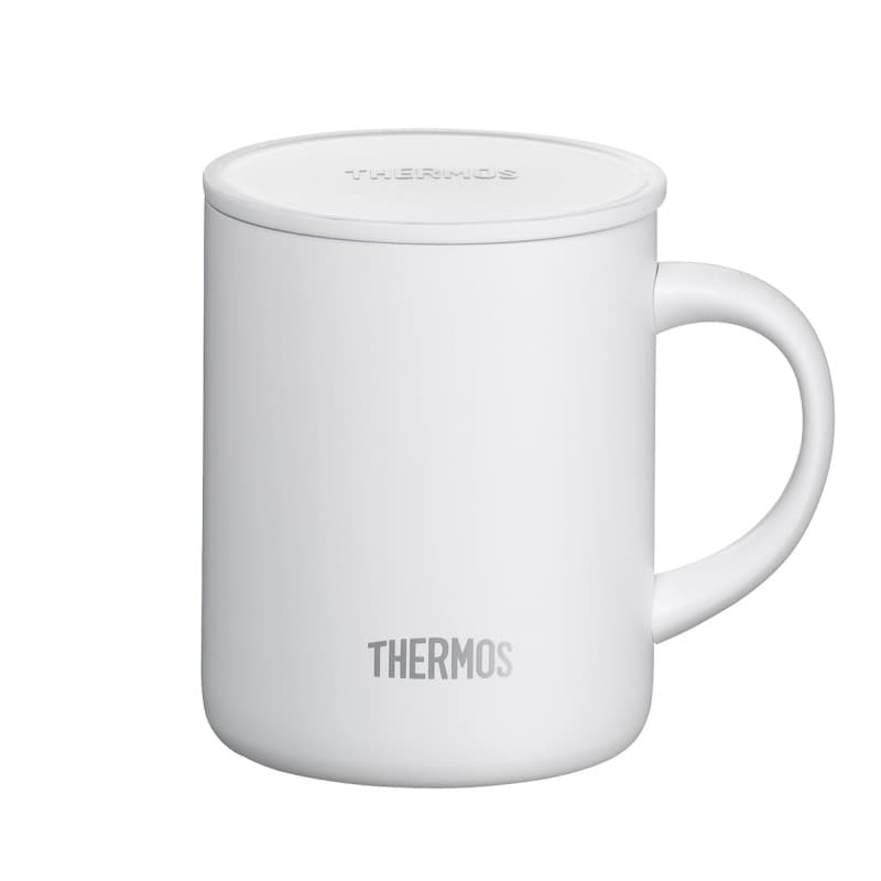 Tasse Isotherme Thermos Longlife 0,35L - Acier Inoxydable Blanc Neige