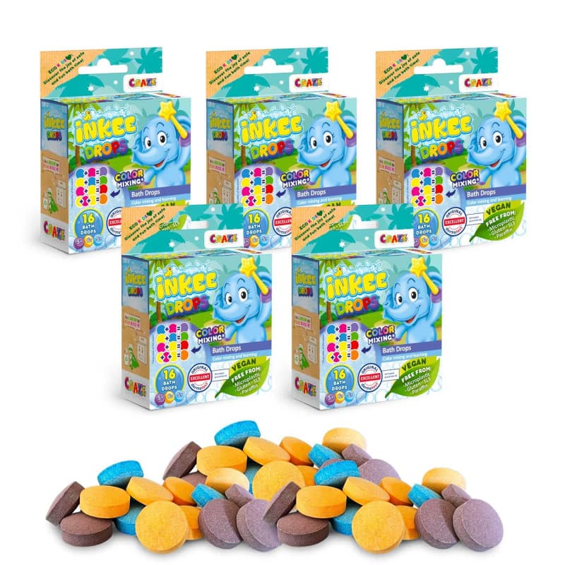 Set de 80 Boules de Bain Colorées pour Enfants - Apprentissage Amusant