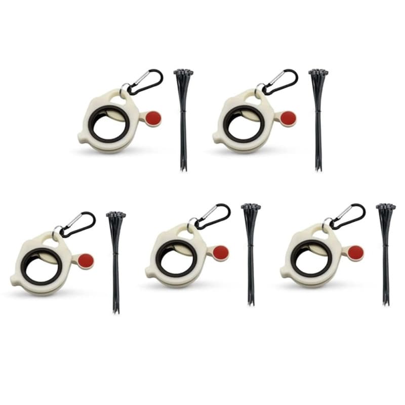 Organisateur de Câbles YEHEI - Kit de 5 Attaches avec Cravates Incluses