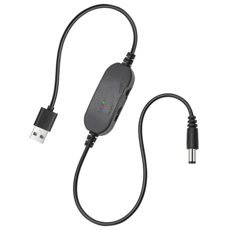 Câble USB 5V Réglable pour Ponceuse à Ongles - 150cm avec Indicateur LED