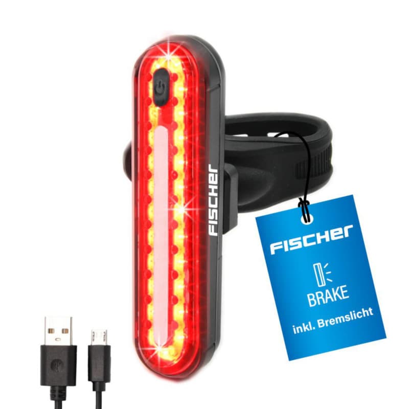 Feu Arrière de Vélo LED Fischer - Éclairage Sécurisé et Durable