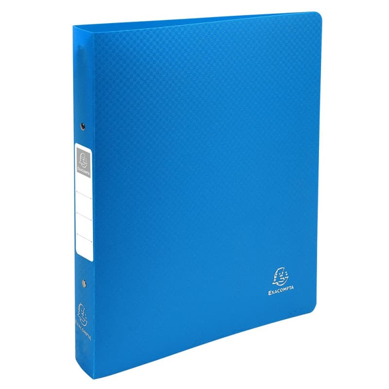 Classeur Rigide Exacompta OPAK Bleu Clair - 2 Anneaux Ronds 30 mm