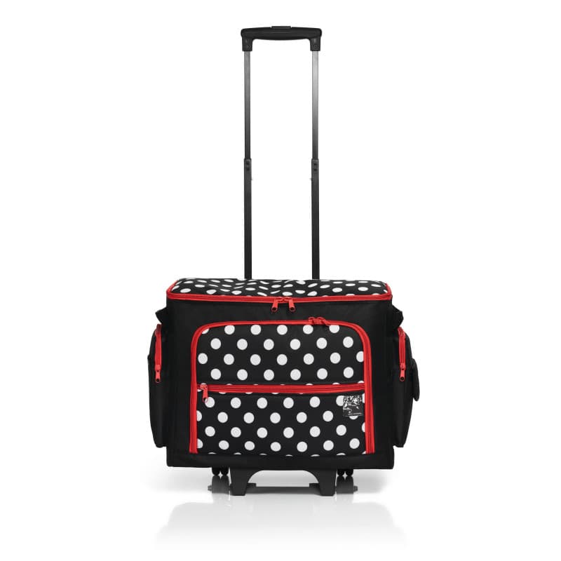 Chariot de transport Prym Polka pour machine à coudre - 44 x 22 x 36 cm