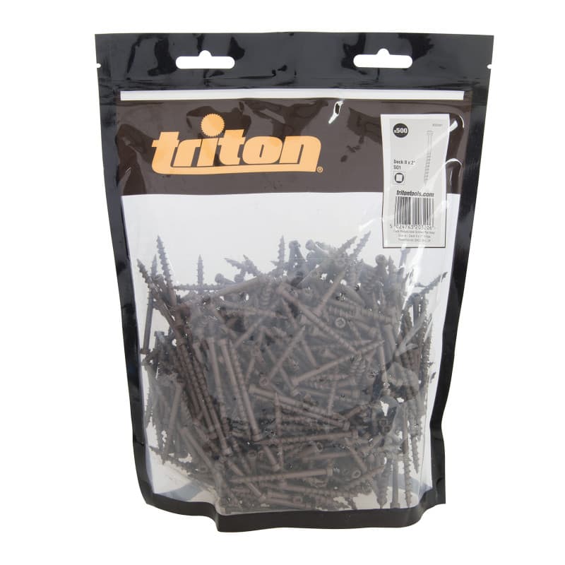 Vis Triton pour Perçages Dissimules - Tête Cylindrique 8 x 2"