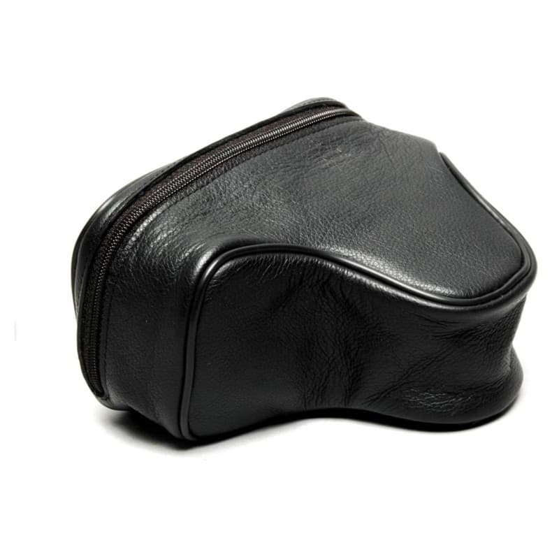 Étui en Cuir Noir pour Sony Alpha 6600/6700/7C/7CII/7CR avec Compartiment Carte