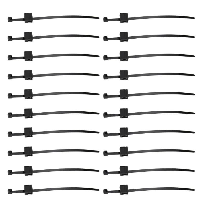 Lot de 20 Serre-Câbles en Plastique K2 eMagTech pour Panneaux Solaires