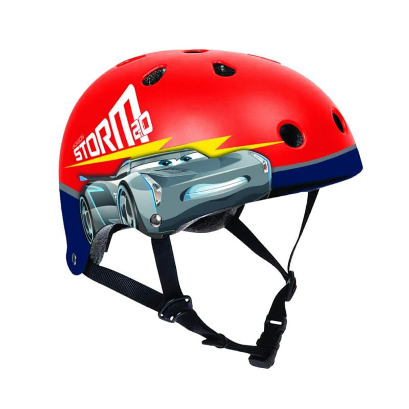 Casque de Vélo Disney Cars pour Enfants avec Ventilation et Réglage