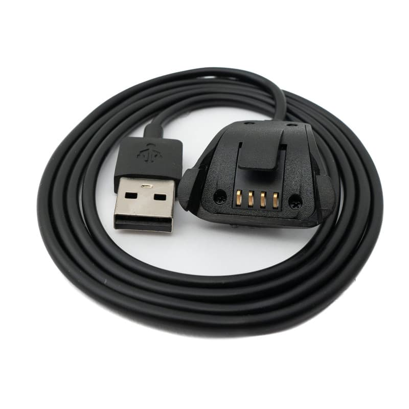 Câble USB 2.0 System-S 100 cm pour Montres TomTom Runner et Spark - Noir