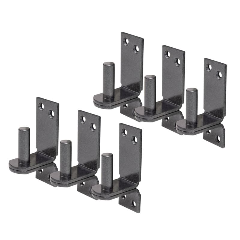 Gond DURAVIS® sur Platine Noir Diamant - Kit de 6 Ferrures Décoratives