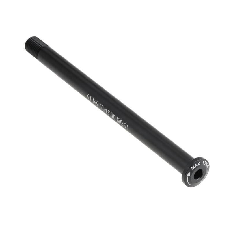 Axe Traversant Arrière M12 x 1,5 en Aluminium pour VTT - 167 mm