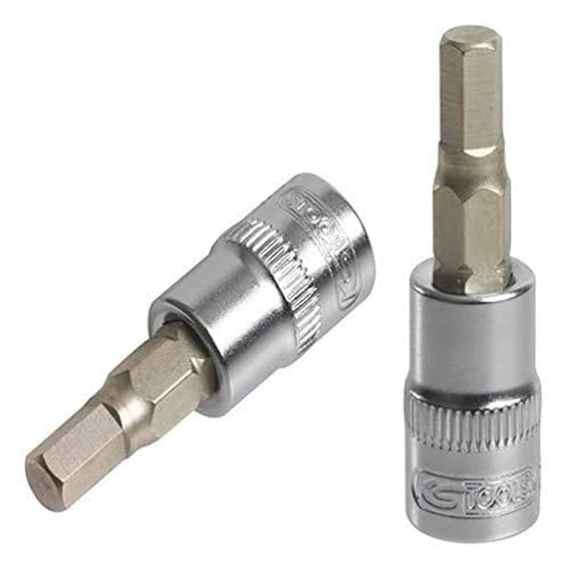 Douille Tournevis 6 Pans 1/4'' KS Tools - Chrome Satiné 6 mm