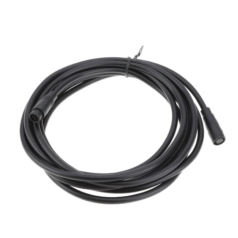 Câble d'Extension 8 mm 6 Broches Mâle-Femelle pour Vélos Électriques - 262 mm