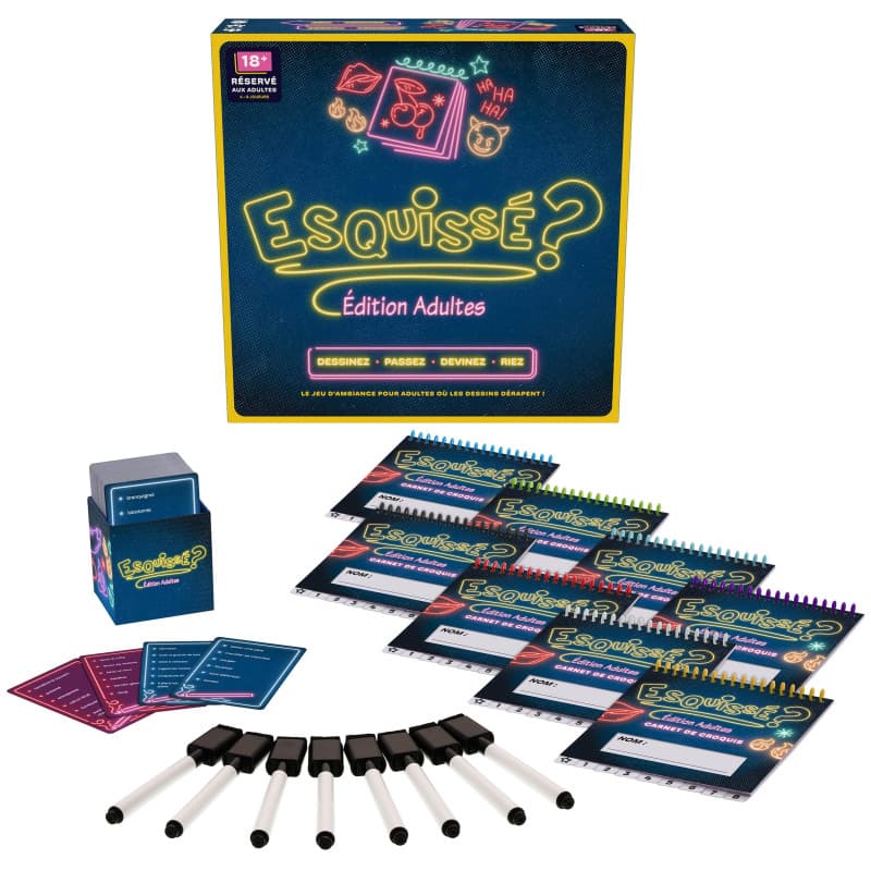 Goliath Esquissé ? Édition Adultes - Jeu d'Ambiance Hilarant pour Soirées