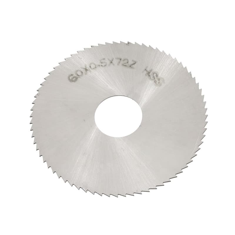 Lame de Scie Circulaire HSS 60 mm à 72 Dents pour Métal et Bois