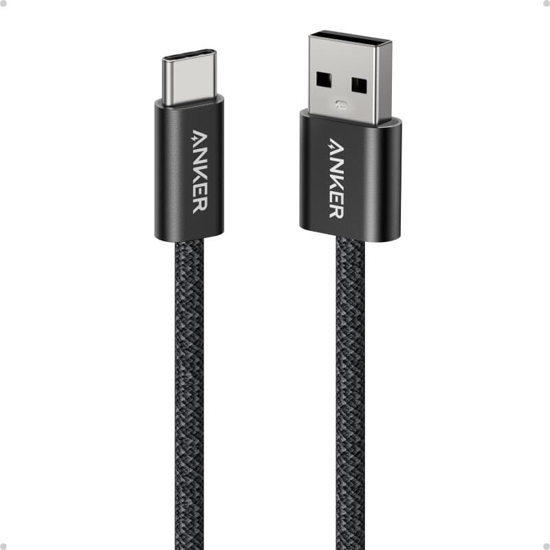Câble de Charge USB-C Anker en Nylon Tressé - 1m pour Samsung et iPhone