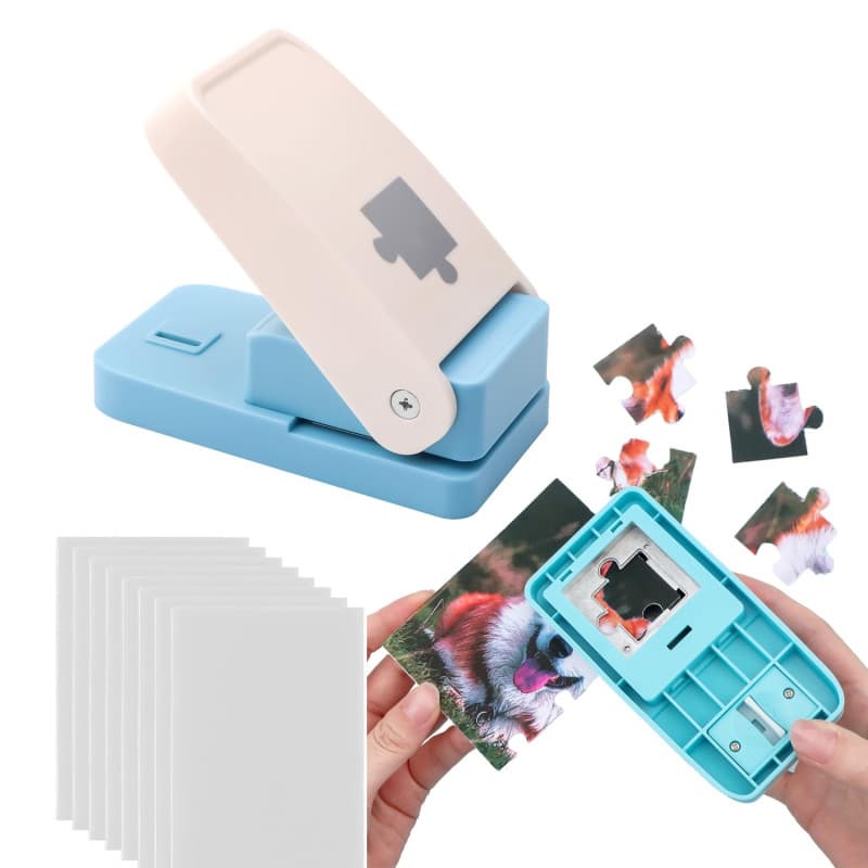 OTCRAFT Machine à Découper des Puzzles avec 10 Mousses Adhésives