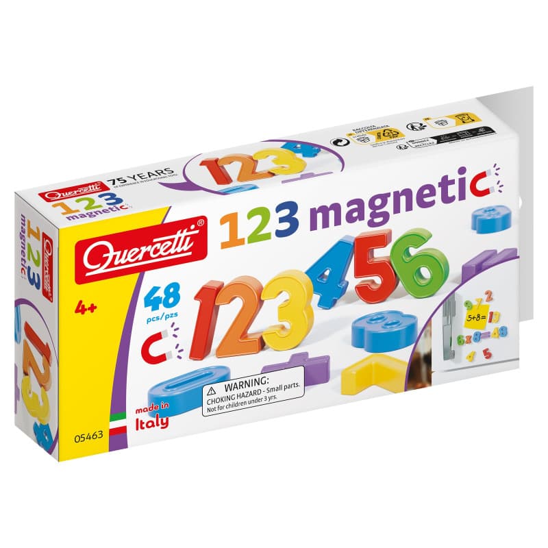 Chiffres Magnétiques Quercetti - Jouet Éducatif Multicolore pour Enfants