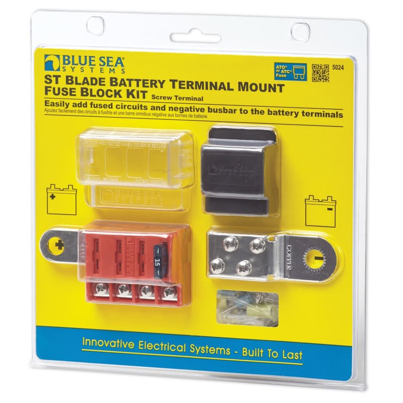 Bloc de Fusibles ST-Blade Blue Sea Systems pour Borne de Batterie