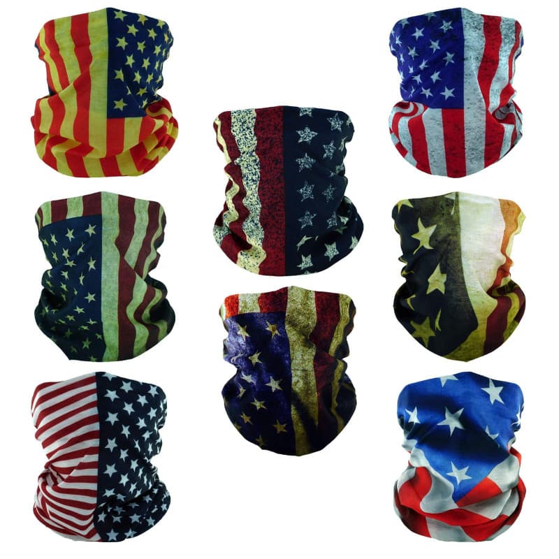 Bandeau Multifonctionnel Noir SMEHCF - Masque Écharpe pour Activités Extérieures