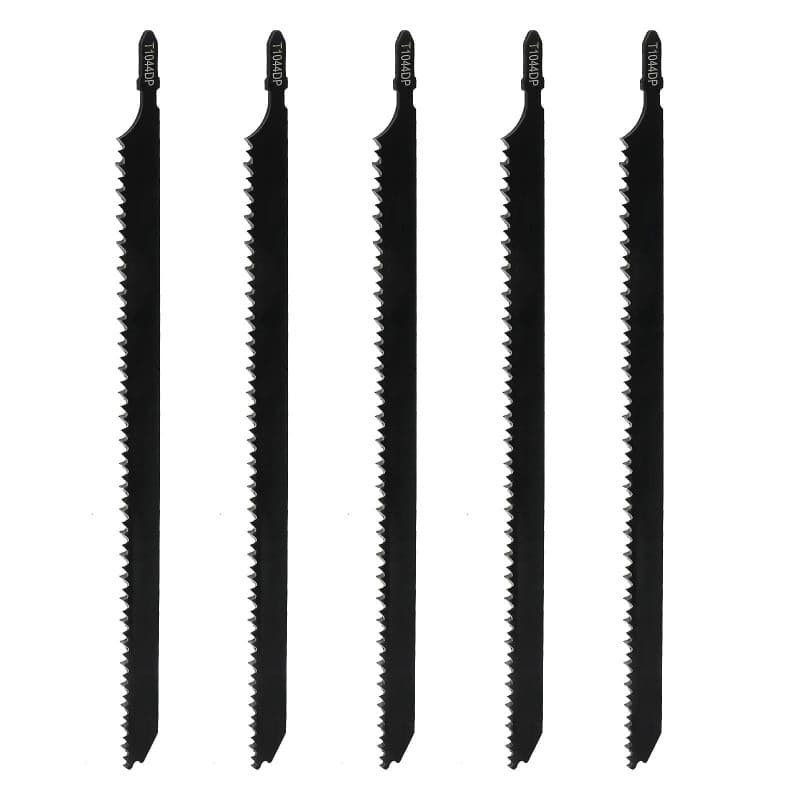Kit de 5 Lames de Scie Sauteuse EMSea pour Couper Bois Épais