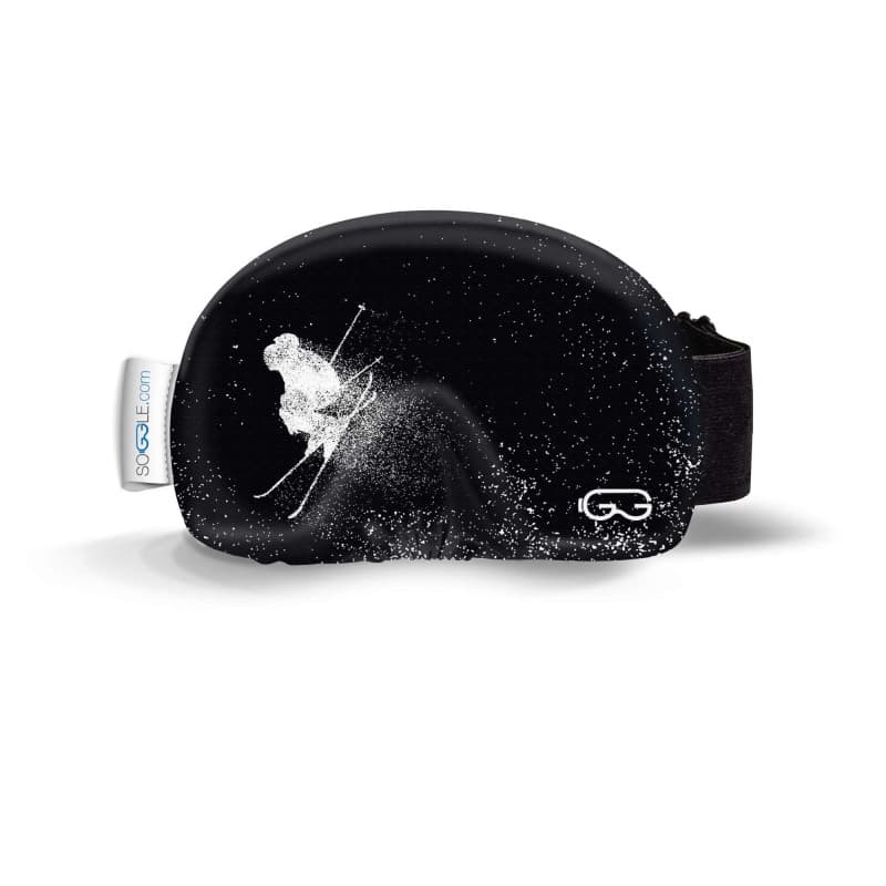 Housse de Protection SOGGLE pour Lunettes de Ski en Microfibre - Noir/Blanc