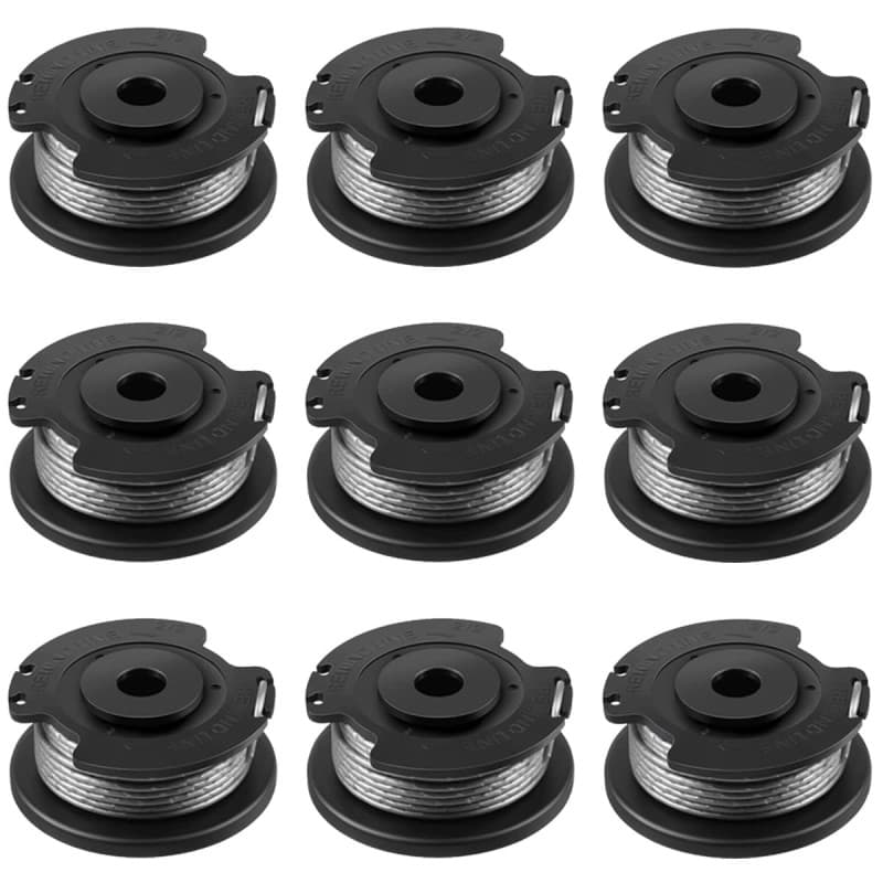 Lot de 9 bobines de fil de rechange pour débroussailleuse Bosch EasyGrassCut