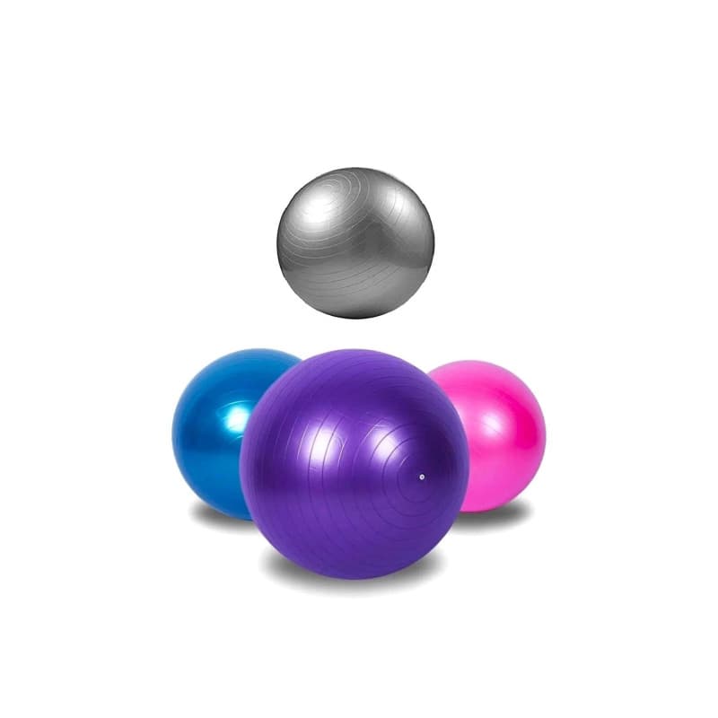 Boule de Gymnastique Gonflable 65 cm - Antidérapante pour Yoga et Fitness