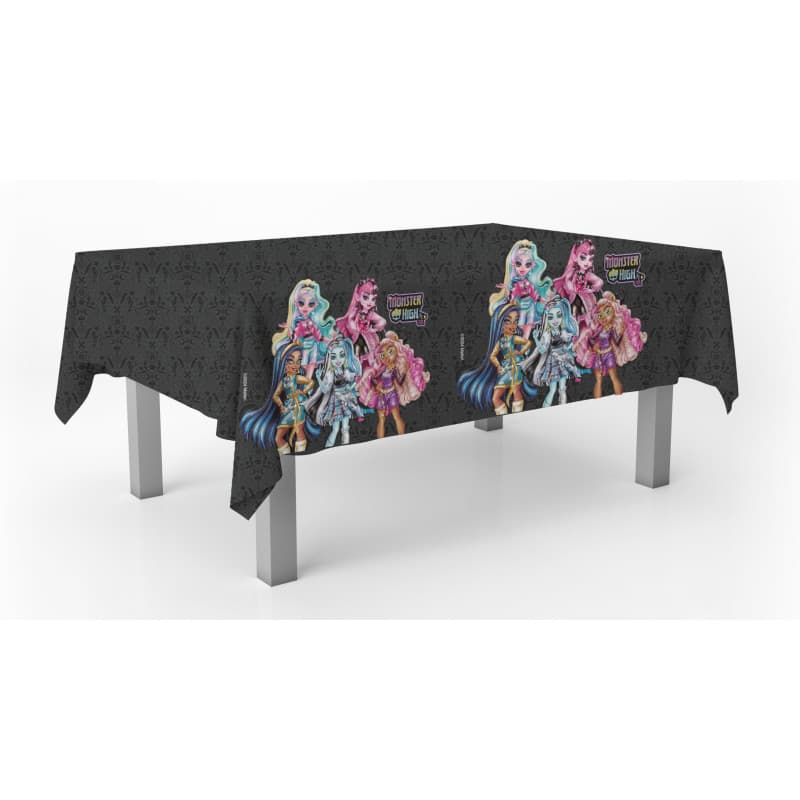 Nappe d'anniversaire Monster High - Décoration festive pour enfants 120 x 180 cm