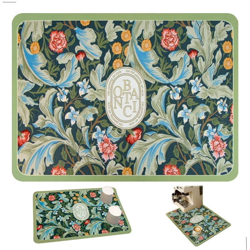 Tapis Absorbant pour Machine à Café - 30x40 cm en Diatomée