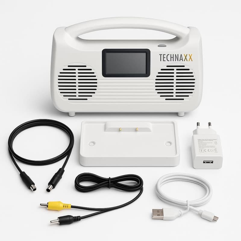 Enceinte TV Sans Fil Technaxx TX-317 - Son Stéréo et Modes Personnalisables