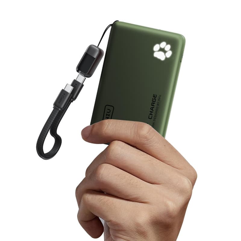 Batterie Externe INIU 10000mAh 45W PD3.0 - Power Bank Léger et Compact