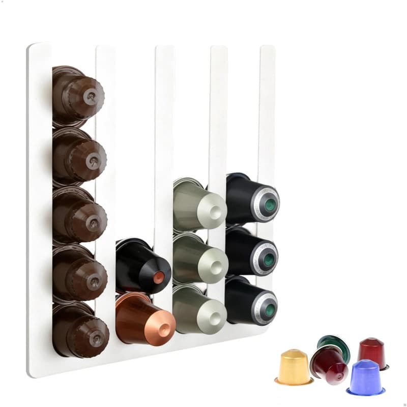 Support à Capsules de Café xyuayamz - Rangement Pratique pour 20 Capsules, Blanc