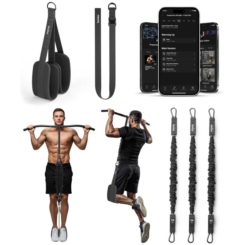 Élastique de Musculation Réglable Breaking Limits pour Tractions - Support jusqu'à 102 kg