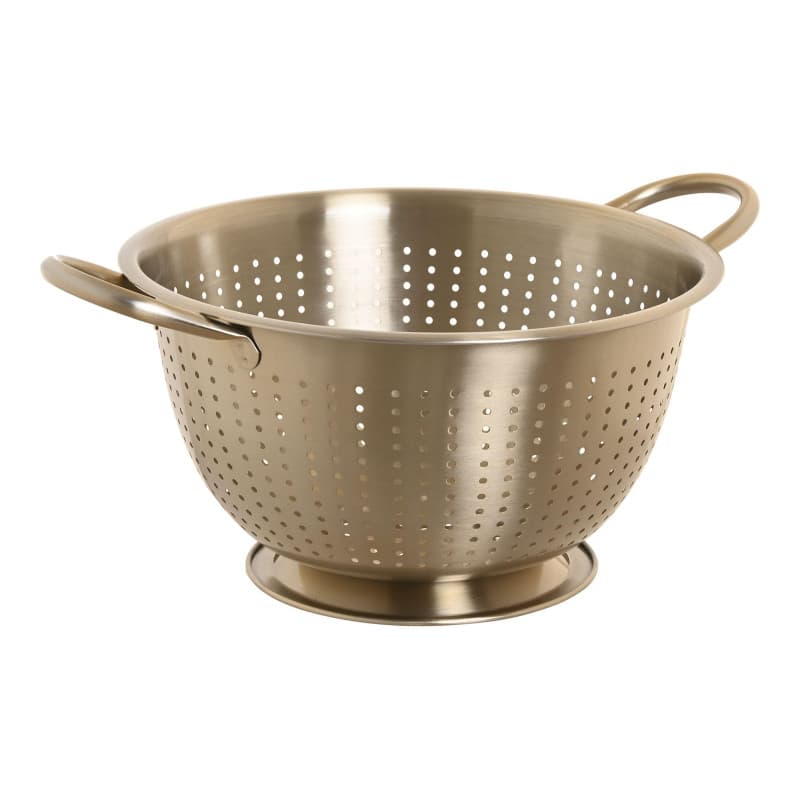 Passoire en Acier Inoxydable MGE - Égouttoir Pratique pour Pâtes et Légumes - 24 cm