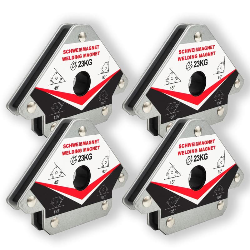 Kit de 4 Aimants de Soudage BYHH - Précision à 45°, 90° et 135°