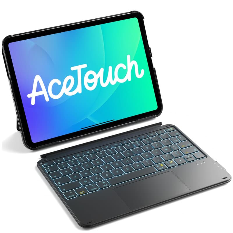 Clavier Détachable Inateck pour iPad avec Rétroéclairage 7 Couleurs