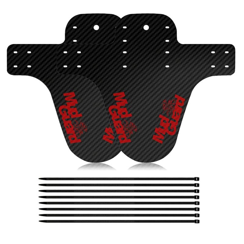 Garde-Boue VTT en Fibre de Carbone - 2 Pièces pour Vélo de Montagne