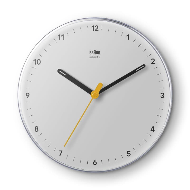 Horloge Murale Braun Classique Radiocommandée - 23 cm Noir