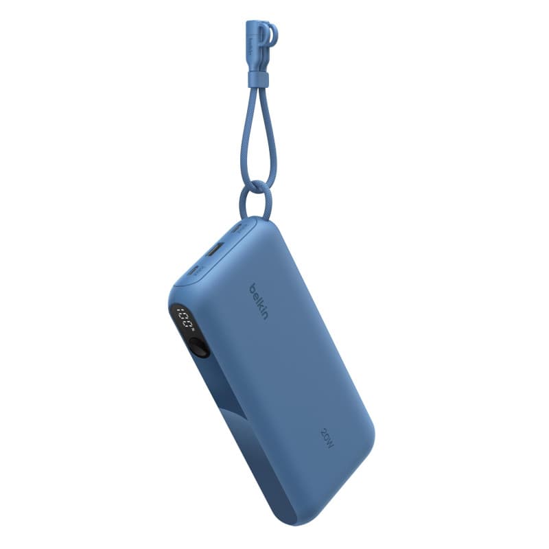 Batterie Externe Belkin 20 000 mAh avec Écran Numérique et Ports USB-C