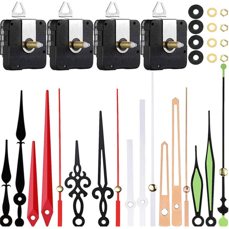 Kit de Mécanisme d'Horloge Quartz avec Aiguilles pour DIY