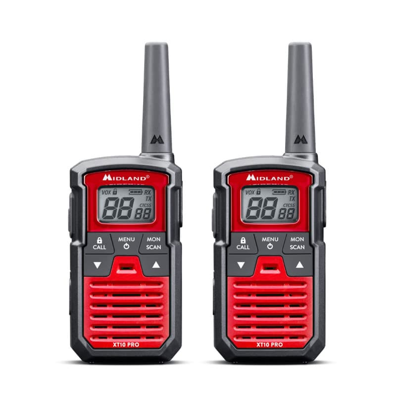 Midland XT10 Pro C1459 - Lot de 2 Talkies-Walkies Étanches pour Outdoor