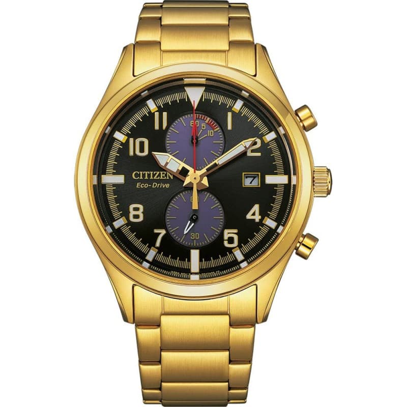 Montre Chronographe Solaire Citizen pour Hommes - Élégance et Précision