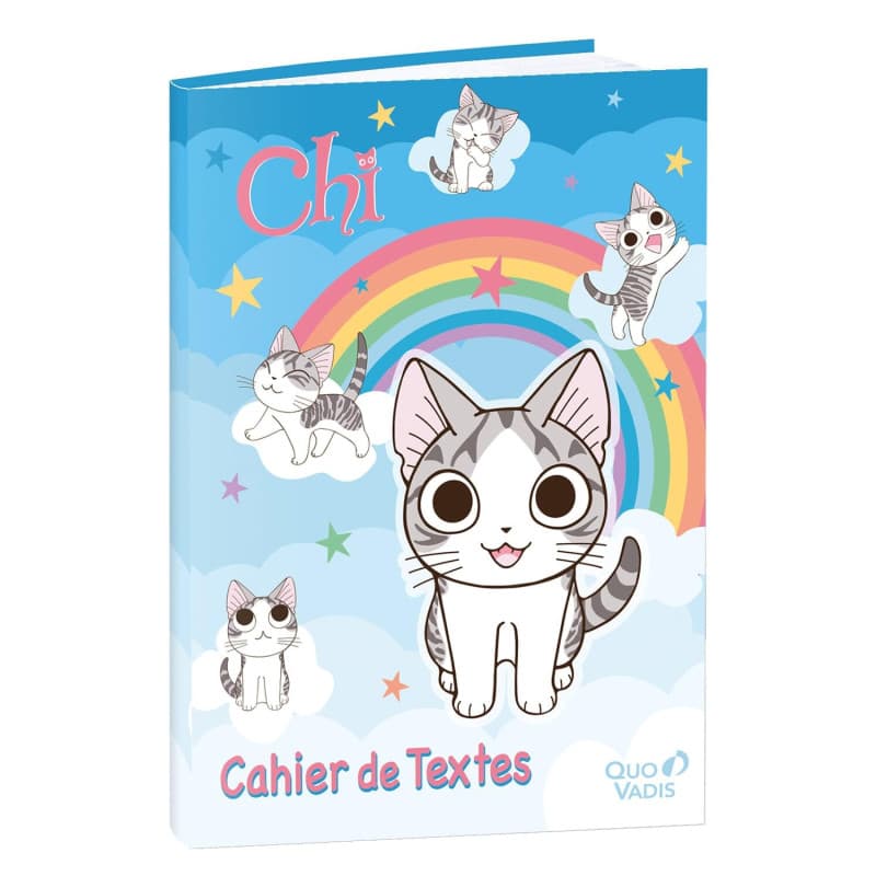 Cahier de Textes Multicolore Quo Vadis - Journalier 15x21 cm