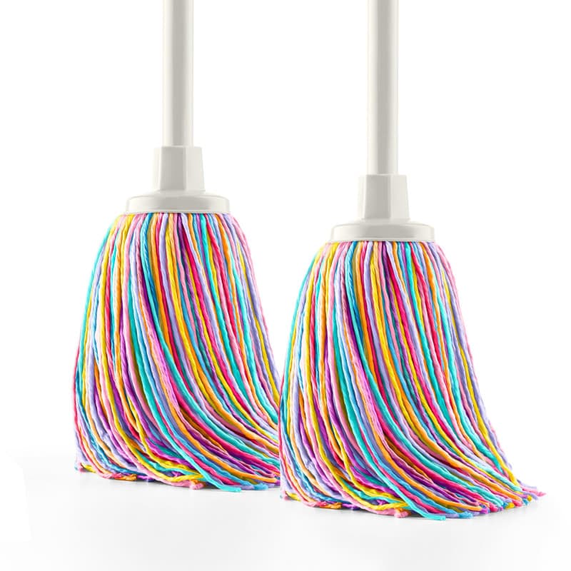 Lot de 2 Serpillères en Microfibre Recyclée - Super Absorbantes et Durables
