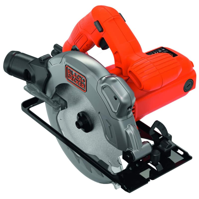 Scie Circulaire BLACK+DECKER 1250W avec Profondeur de Coupe Réglable