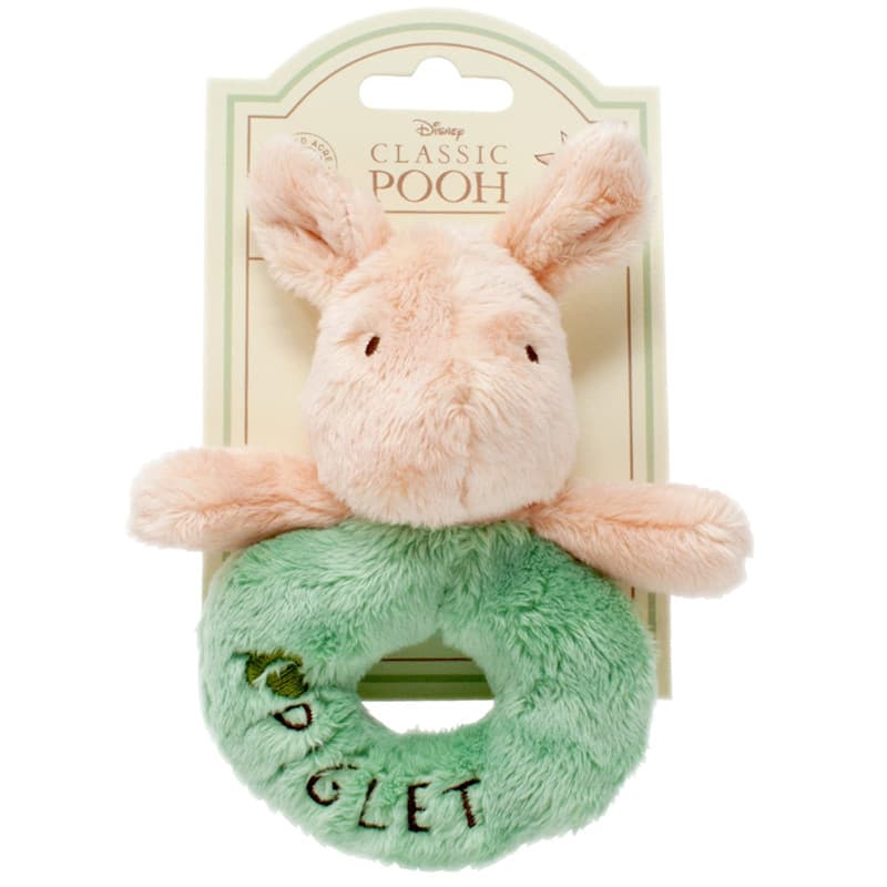 Hochet en Peluche Winnie l'Ourson pour Bébé - Rainbow Designs