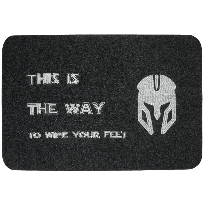 Paillasson Antidérapant Galactique 60x40 cm - Tapis Lavable pour Intérieur et Extérieur