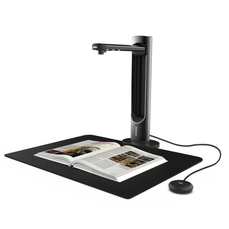 Scanner de livres professionnel Innex Iex DS200 - 20,1 Mpx, A3, OCR 120 langues
