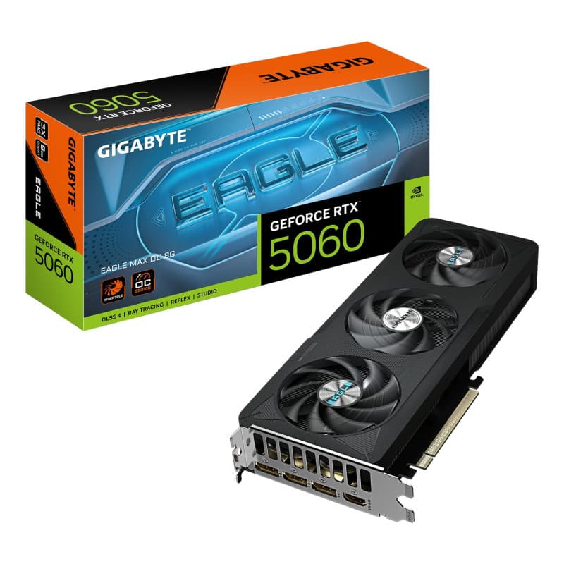 GIGABYTE GeForce RTX 5060 Eagle Max OC 8G - Carte Graphique Performante