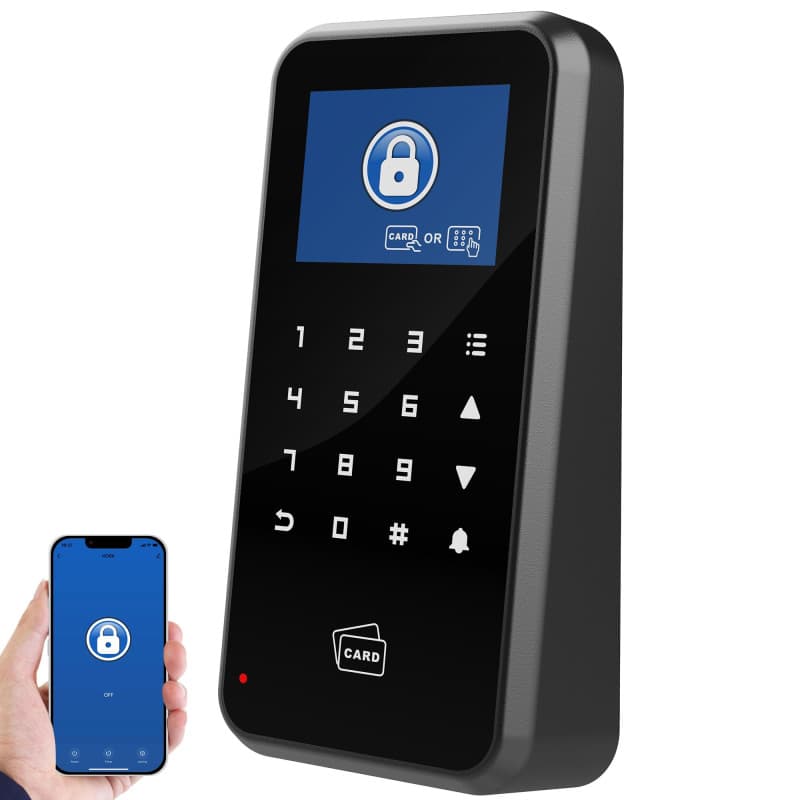Contrôleur d'Accès UHPPOTE avec Clavier Tactile Imperméable pour 1 Porte